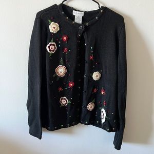 Embroidered Cardigan
